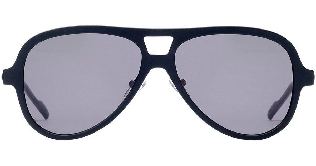 adidas Originals Acetate Aviator Sunglasses in Black - Lyst