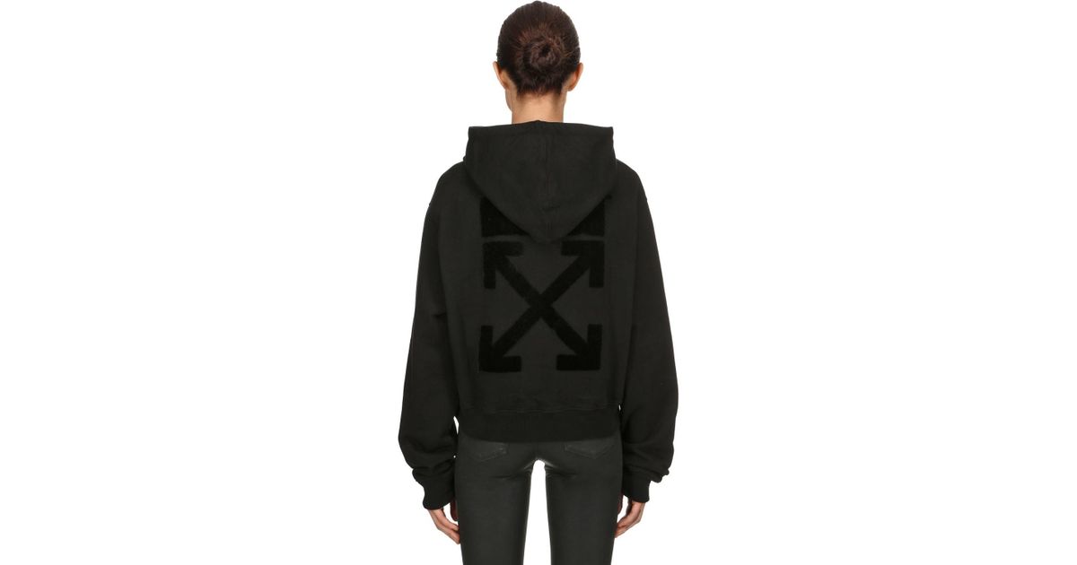 off white black arrow hoodie