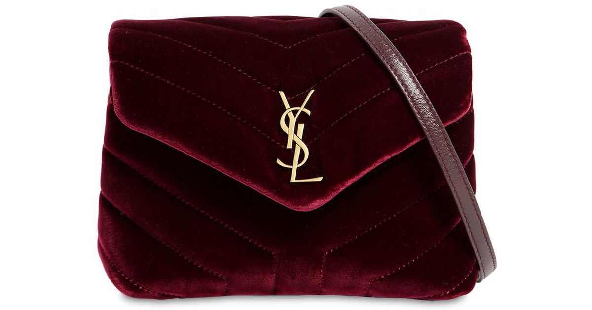velvet toy loulou bag