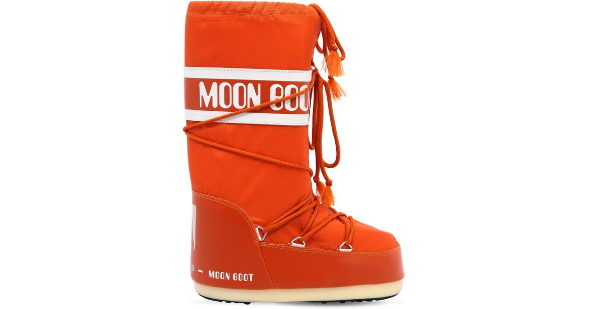 moon boots orange