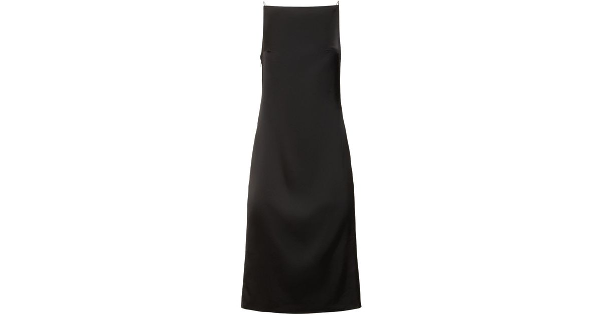 Jacquemus La Robe Spoglio サテンドレス ブラック | Lyst