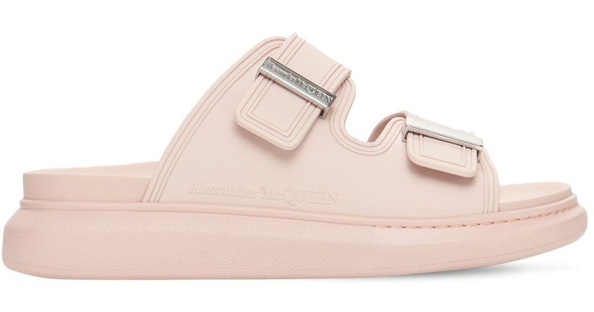alexander mcqueen men's slide sandals