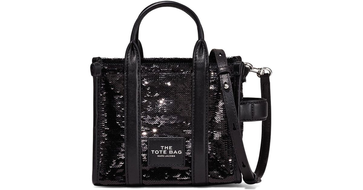 Marc Jacobs The Micro Sequin Tote Bag in Black Lyst Canada