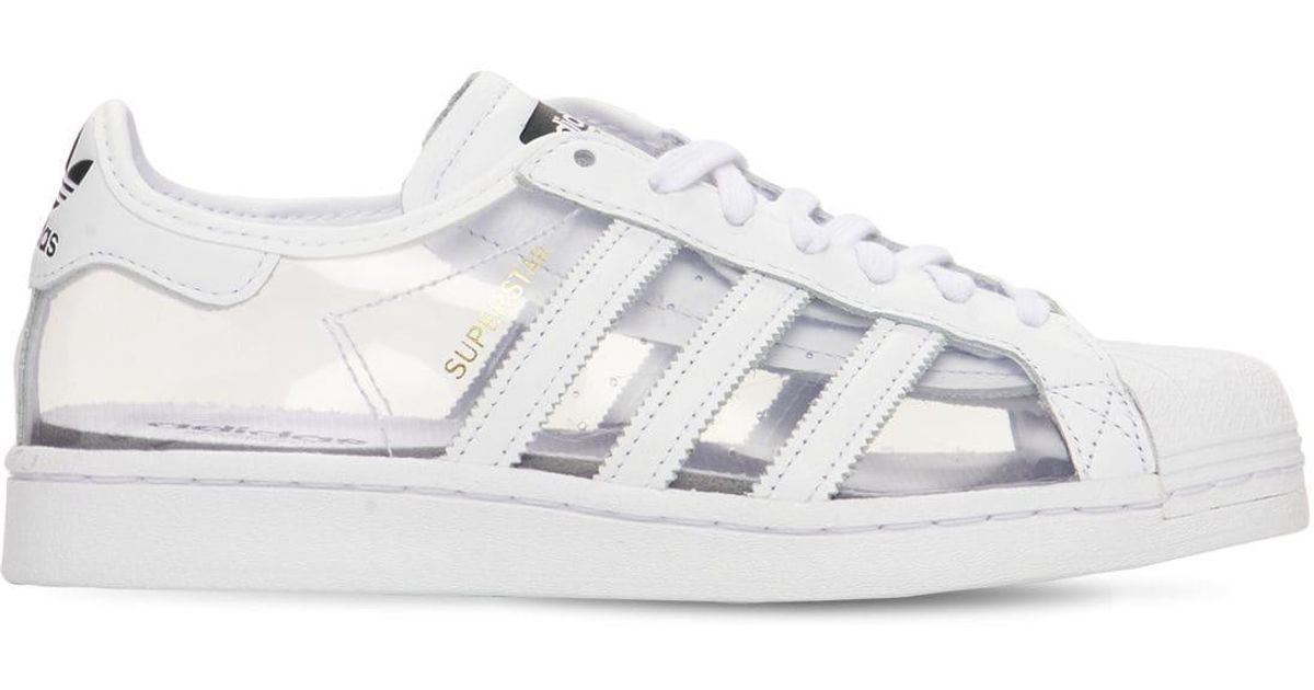 adidas Originals Primeblue Superstar Sneakers in White - Lyst