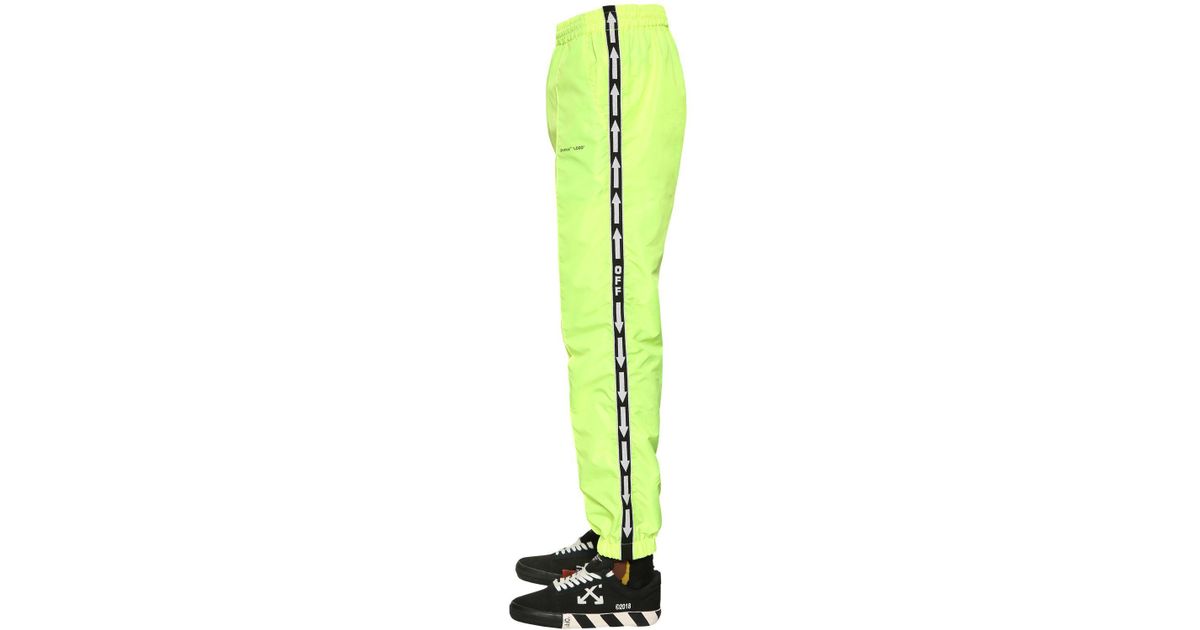 neon running pants