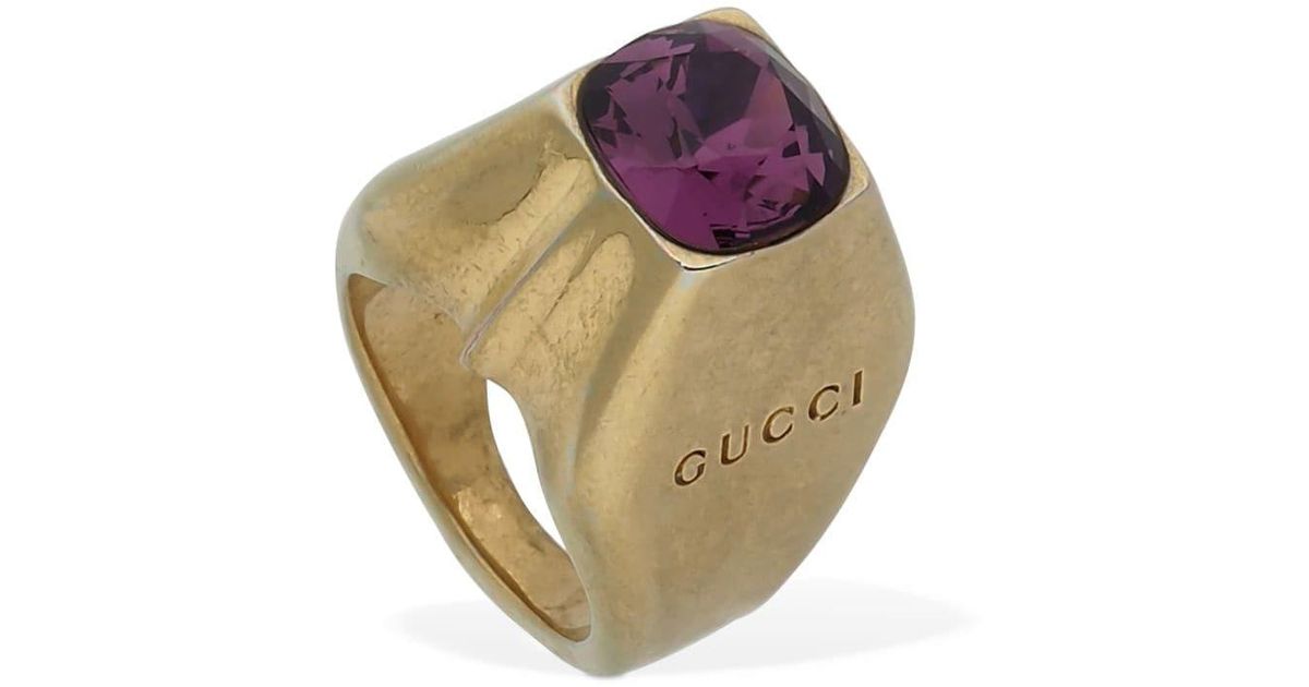 Gucci Studs Motif Thick Pinky Ring Lyst