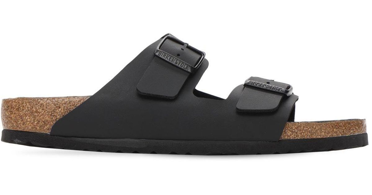 Birkenstock Arizona Triples Leather Sandals in Black for Men - Lyst