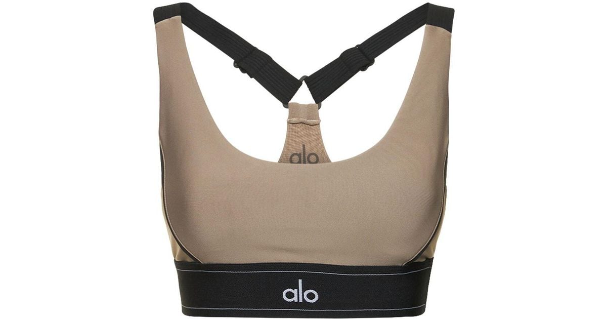 Alo Yoga Airlift Suit Up Bra in White