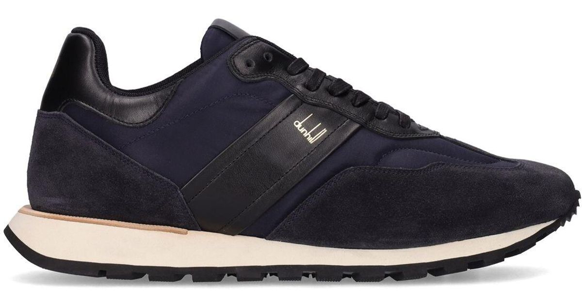Dunhill Synthetic Legacy Runner Sneakers in Navy (Blue) for Men | Lyst UK