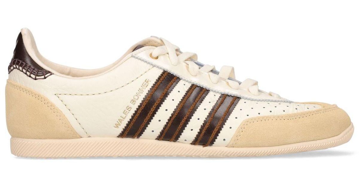 adidas Originals Wales Bonner Japan Sneakers in Cream/White (Natural