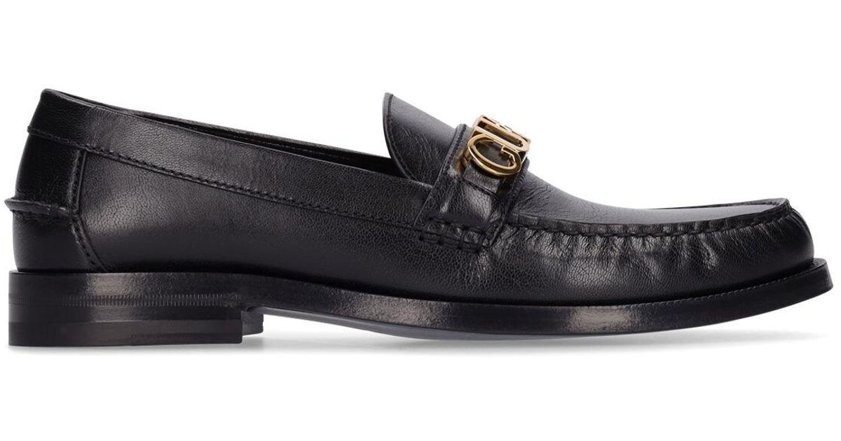 Gucci 15mm Cara Leather Loafers in Black Lyst UK