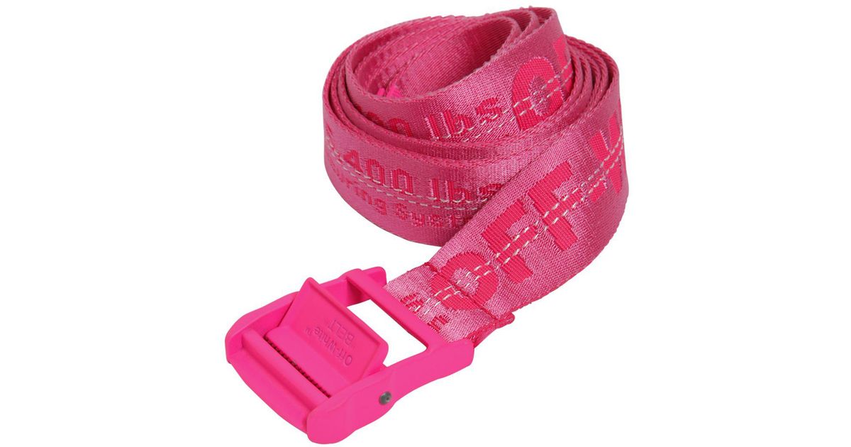 Pink Off White Industrial Belt on Sale, 54% OFF | eassi.org