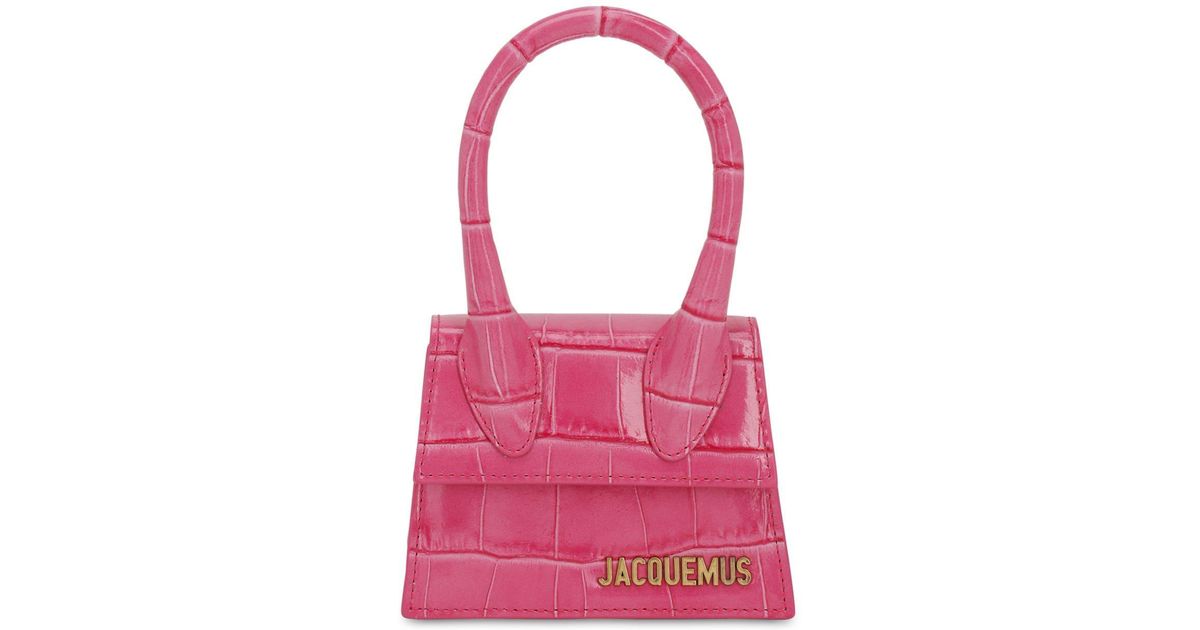 Jacquemus Le Chiquito Croc Print Leather Bag Lyst UK