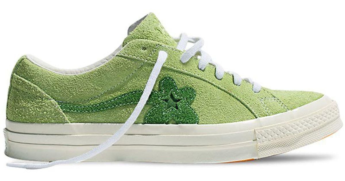 Converse One Star Golf Le Fleur Suede Sneakers in Light Green (Green ...