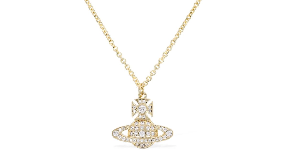Vivienne Westwood Carmela Bas Relief Pendant Necklace in Metallic for ...