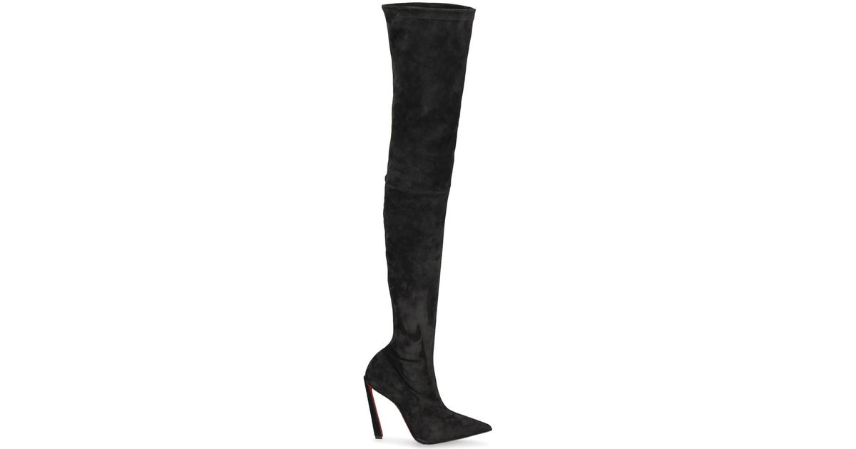 Christian Louboutin Lvr Exclusive 100mm Condora Boots in Black | Lyst