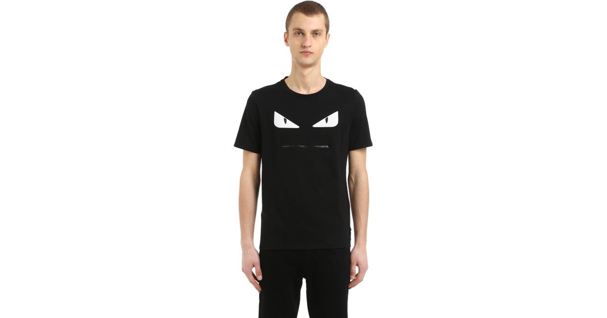 fendi zip mouth t shirt