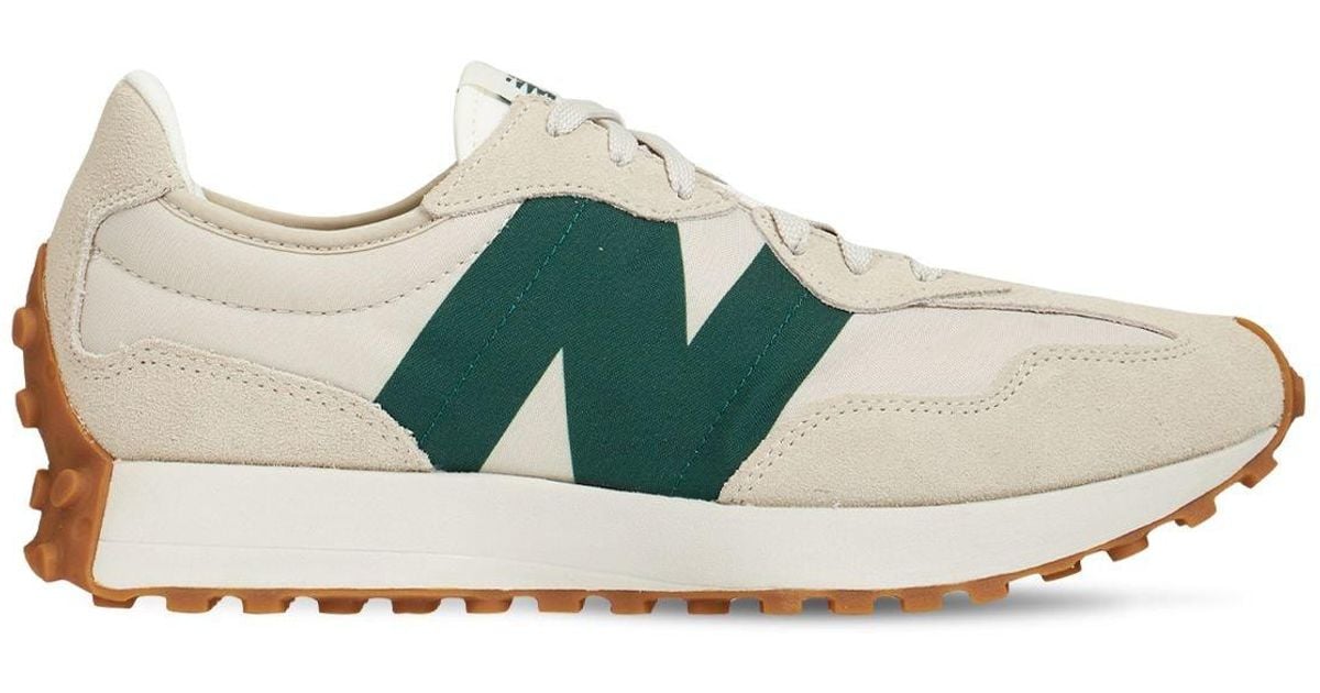 New Balance 327 Sneakers in Natural/Green (Green) for Men Lyst