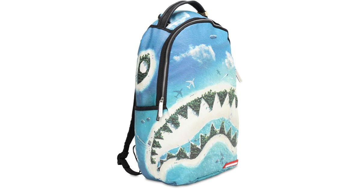 Sprayground Shark Island Pvc Backpack for Men - Lyst