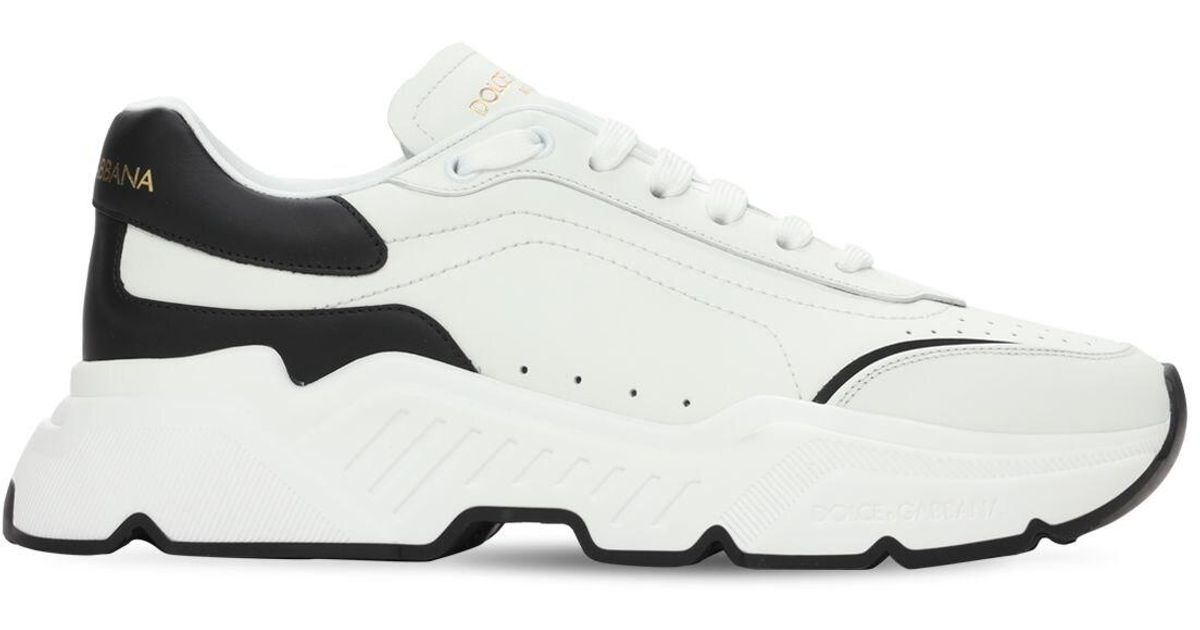 Dolce \u0026 Gabbana Leather Daymaster Sneakers In Nappa Calfskin for Men - Save  18% - Lyst