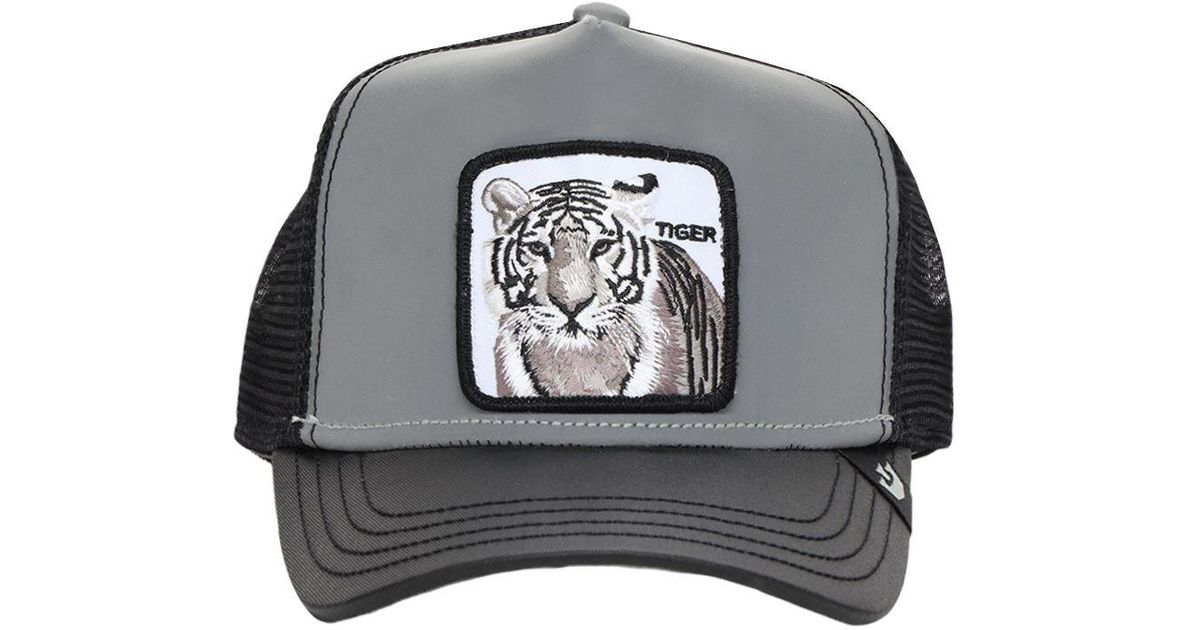 Tiger Patch Reflective Trucker Cap 