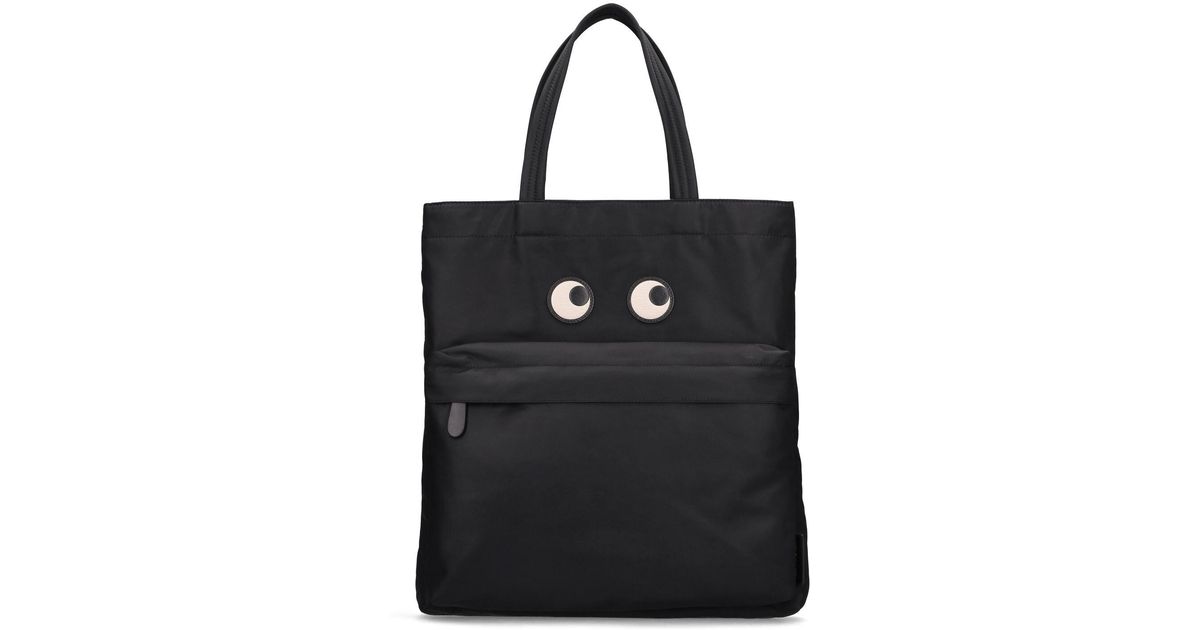 mini eyes nylon tote