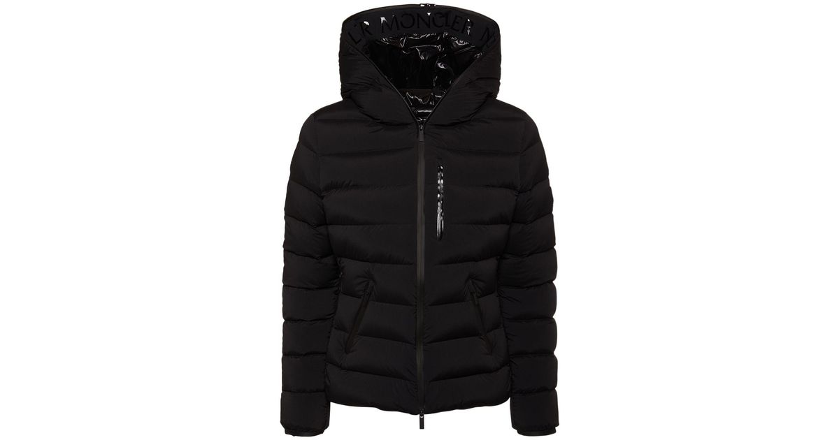 Moncler Synthetic Herbe Nylon Down Jacket in Black | Lyst UK