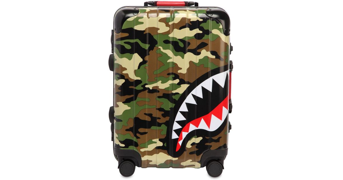 Sprayground Black Molded Chark Mouth Maleta con 4 ruedas negro 55 cm -  9100CL64NSZ | wardow.com