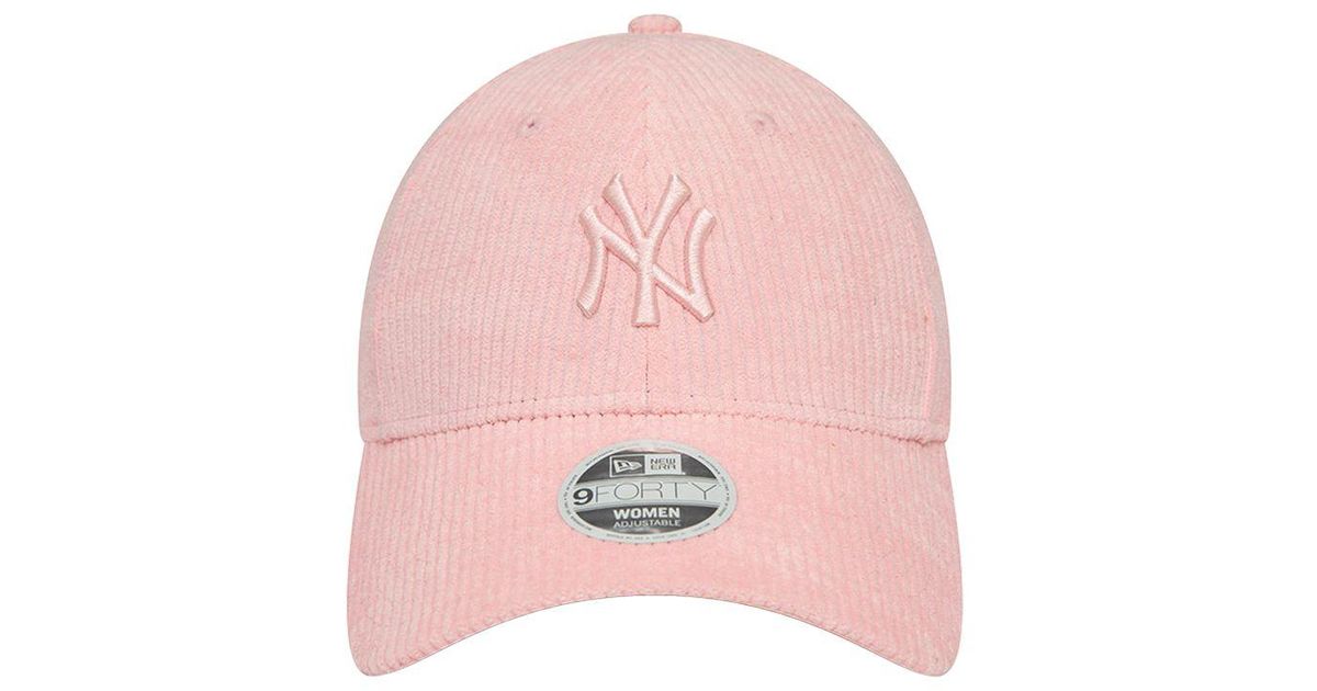 Casquette ny yankees female summer cord 9forty KTZ en coloris Rose | Lyst
