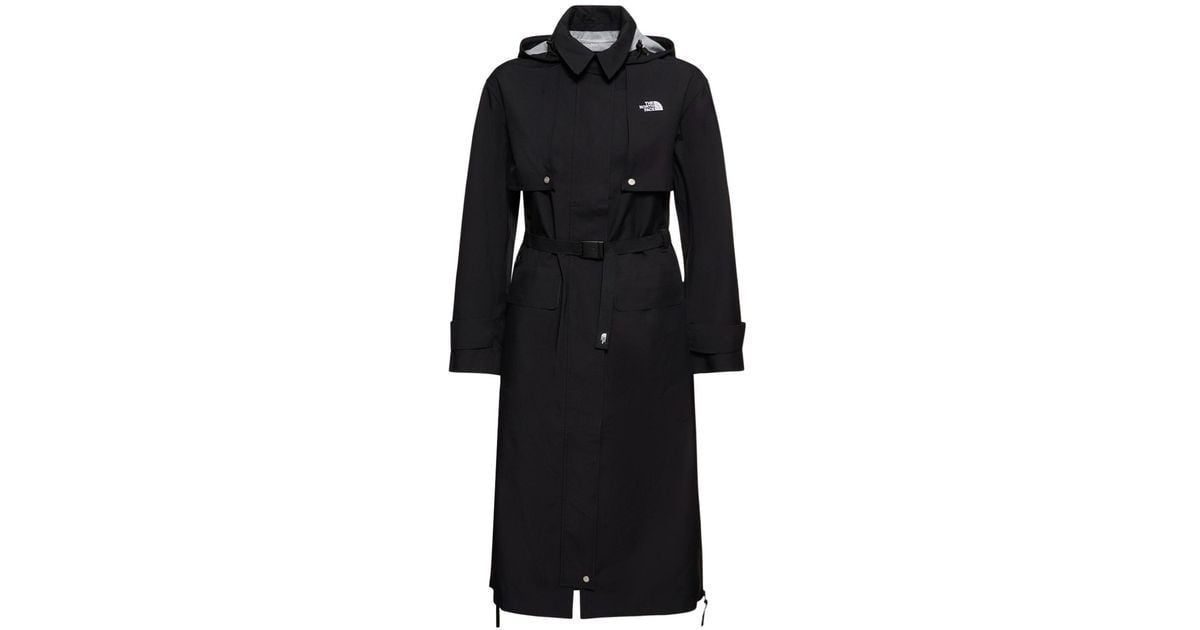 The North Face Dryvent Trench Coat in Black Lyst UK