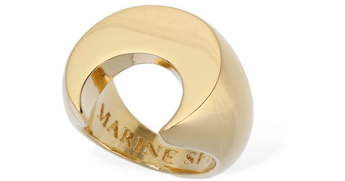 Marine Serre Regenerated Buttons Statement bracelet - Gold