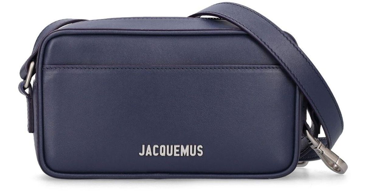 Jacquemus Le Leather Crossbody Bag in Navy (Blue) for Men Lyst Australia