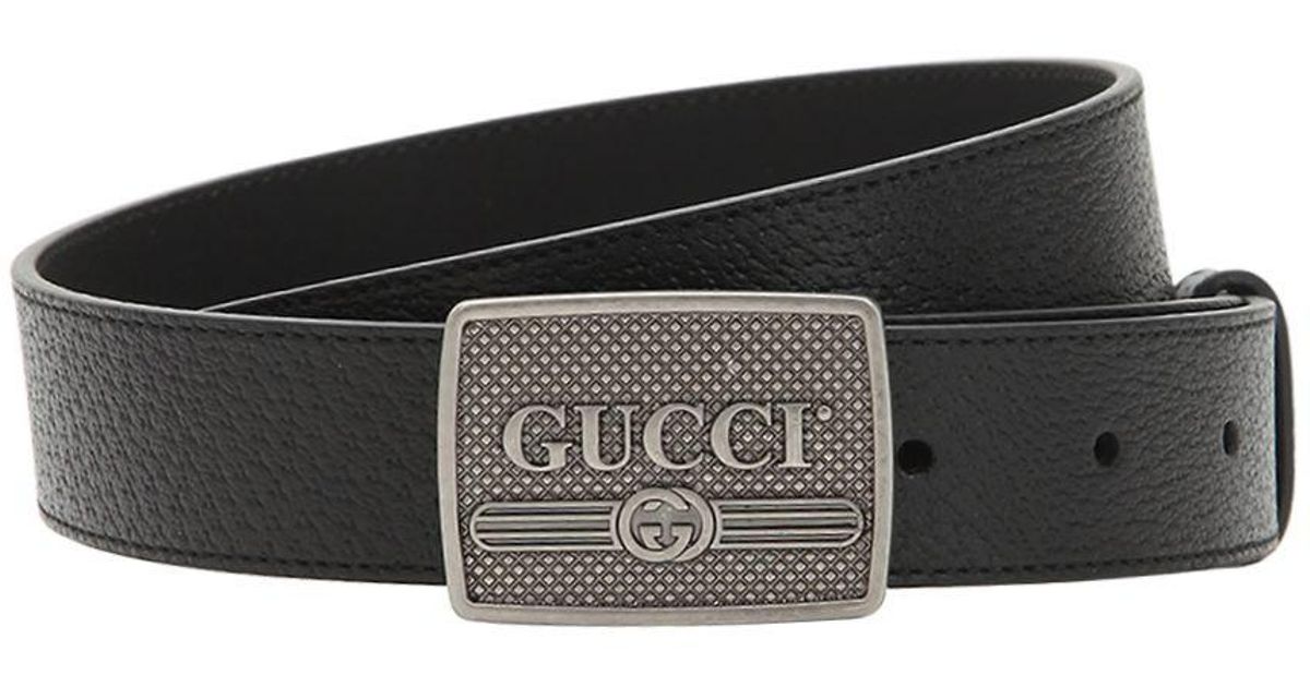 Gucci 30mm Vintage Logo Leather Belt in 