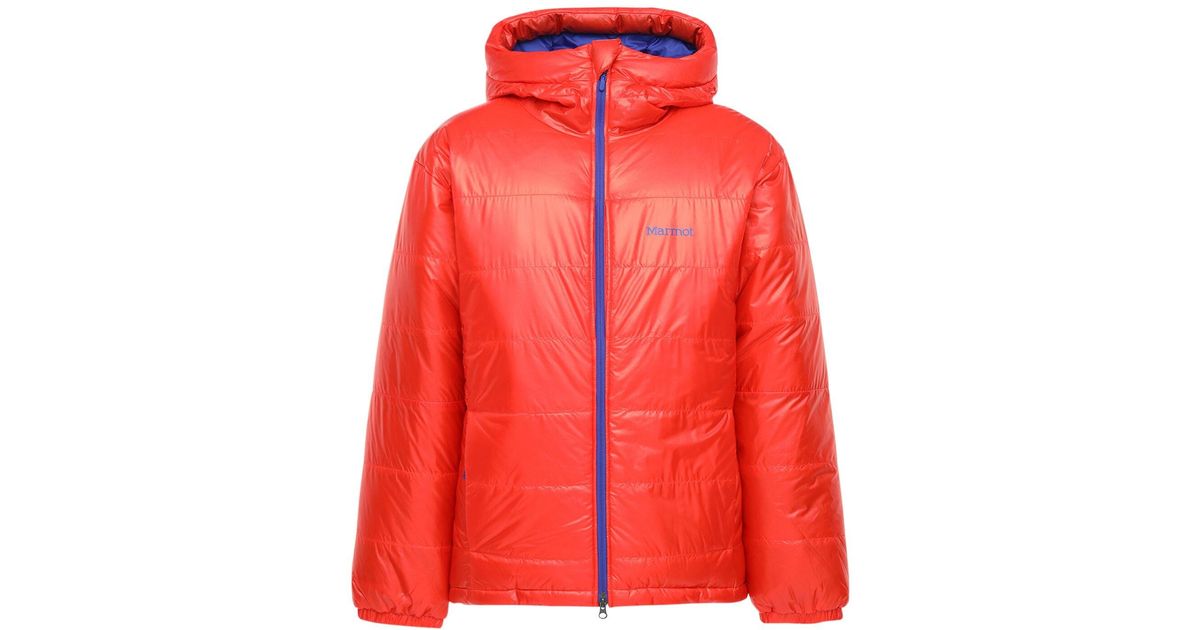Marmot West Rib Parka Down Jacket in Red for Men | Lyst