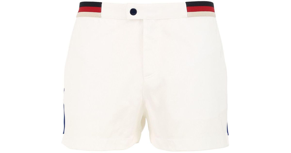 white gucci swim shorts