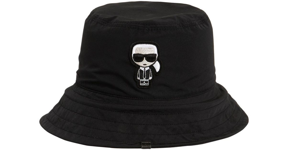 karl lagerfeld bucket hat