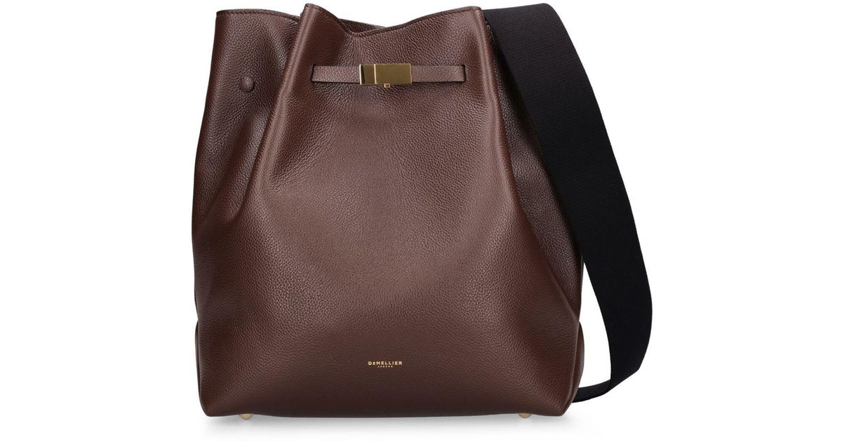 demellier new york mocha small grain