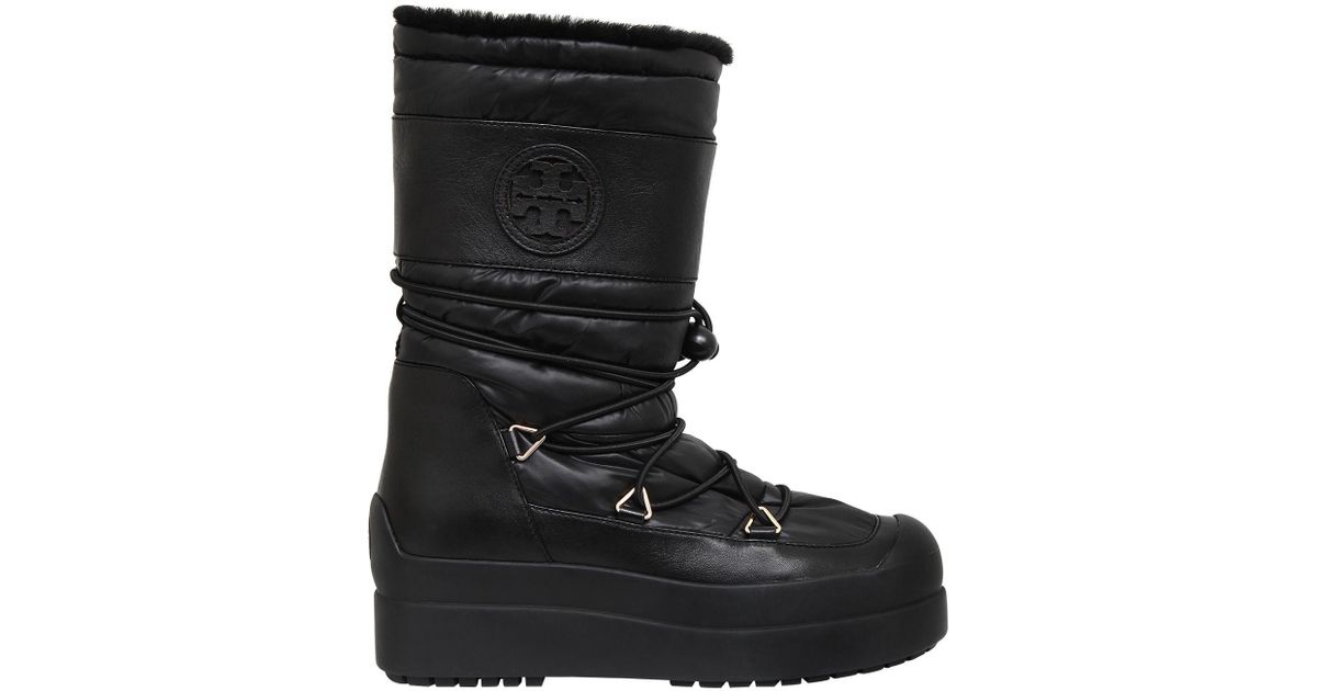 tory burch cliff snow boots