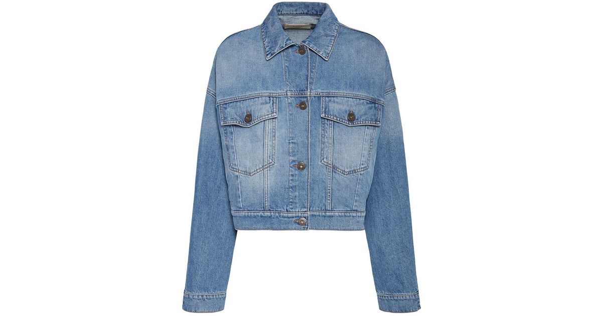 Weekend by Maxmara Fiumana Denim Jacket in Blue | Lyst
