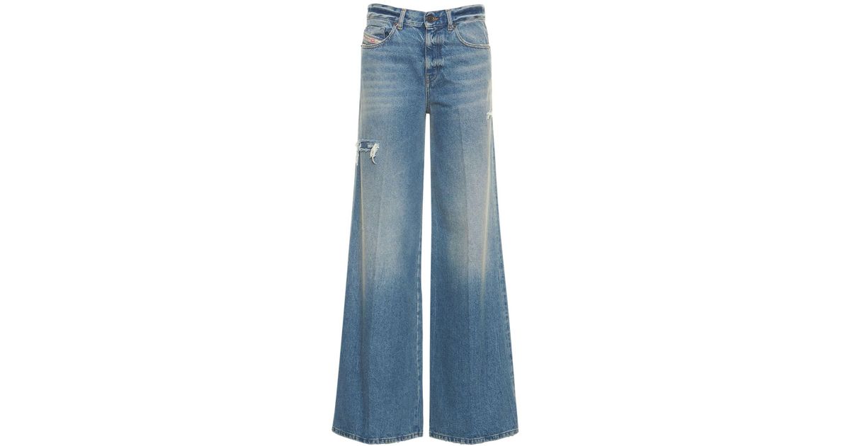 DIESEL Denim 1978 Wide Leg Jeans in Light Blue (Blue) | Lyst Canada