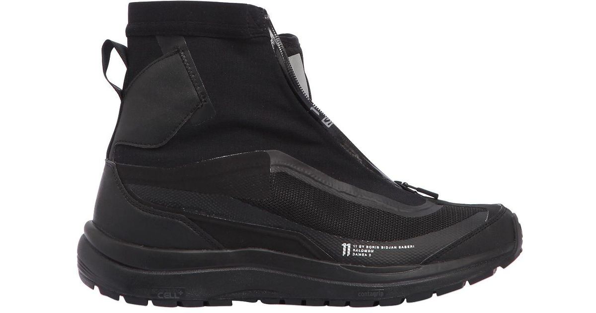 Baskets montantes à fermeture éclair \