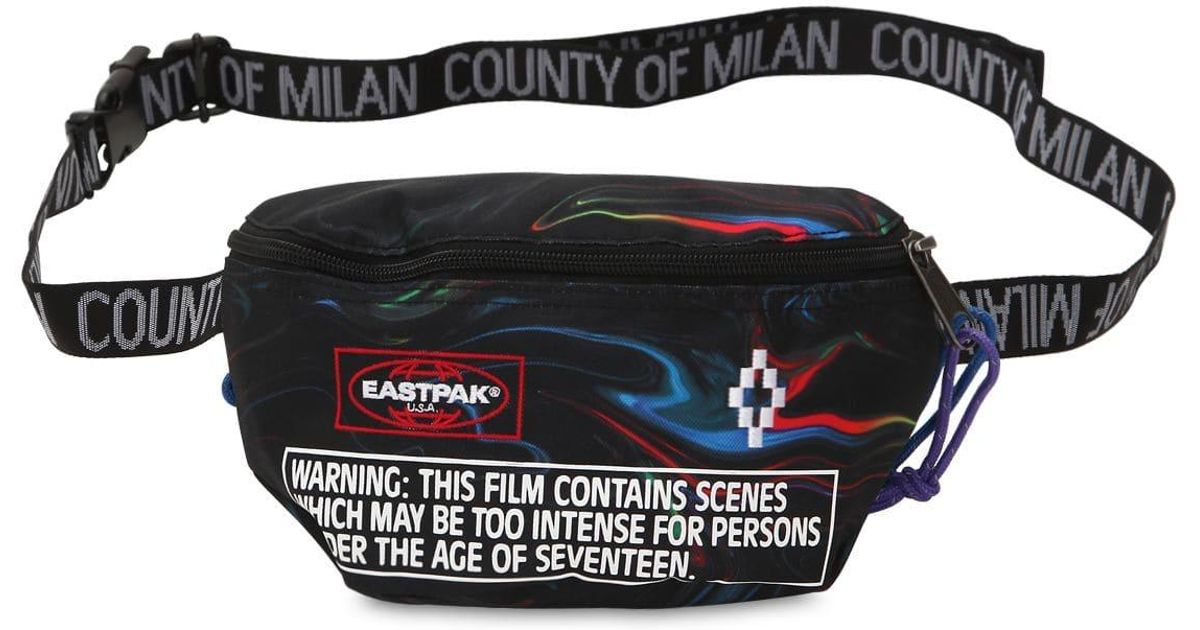 Marcelo Burlon 2l Eastpak Springer Techno Belt Bag in Black for Men | Lyst