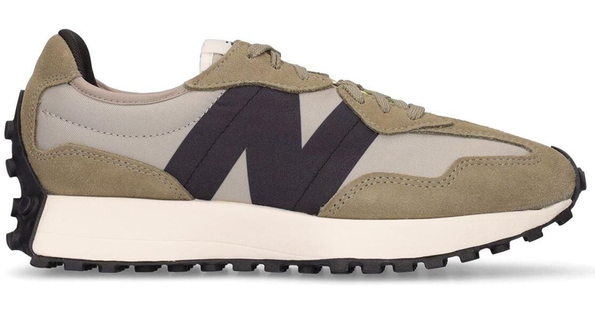 New Balance Suede 327 Sneakers in Khaki/Grey (Grey) Lyst Canada