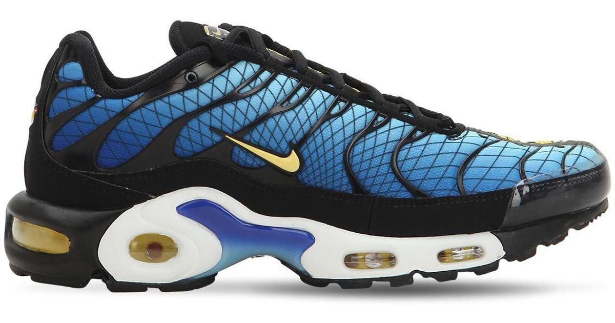 Nike Synthetic Air Max Plus Tn Se Sneakers in Black/Blue (Blue) for Men ...