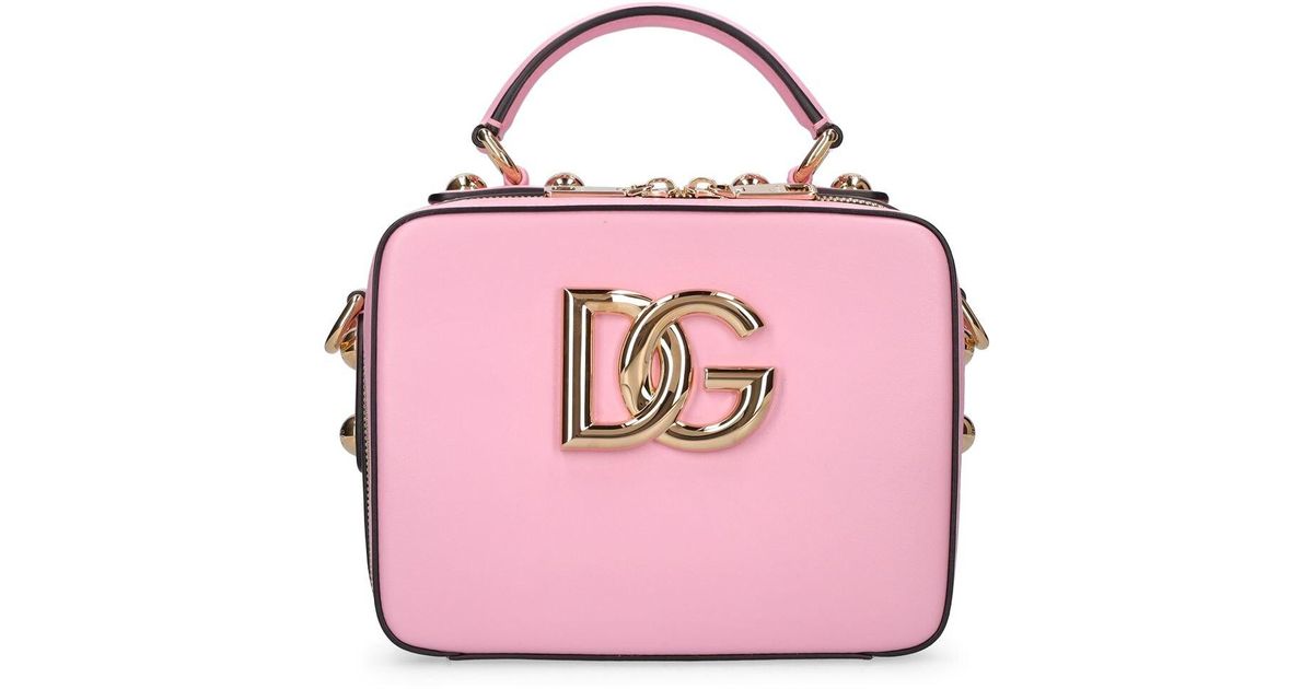 Damen Taschen Taschen mit Griff Dolce & Gabbana Leder Handtasche Aus Leder 3.5 Gd in Pink 