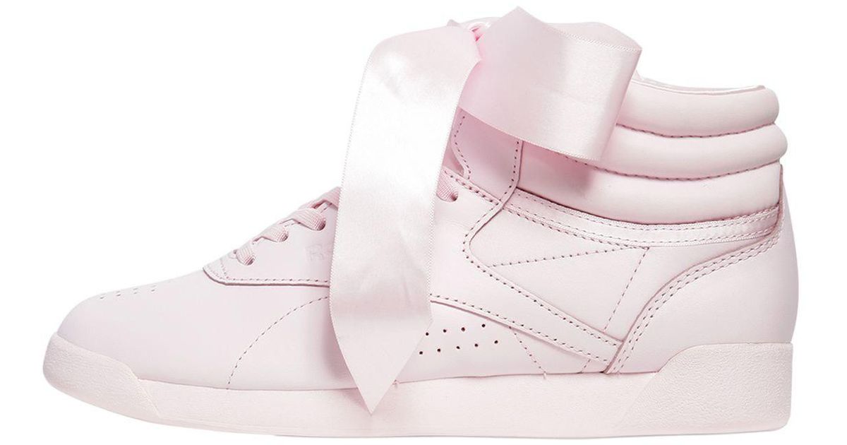 reebok pink high tops