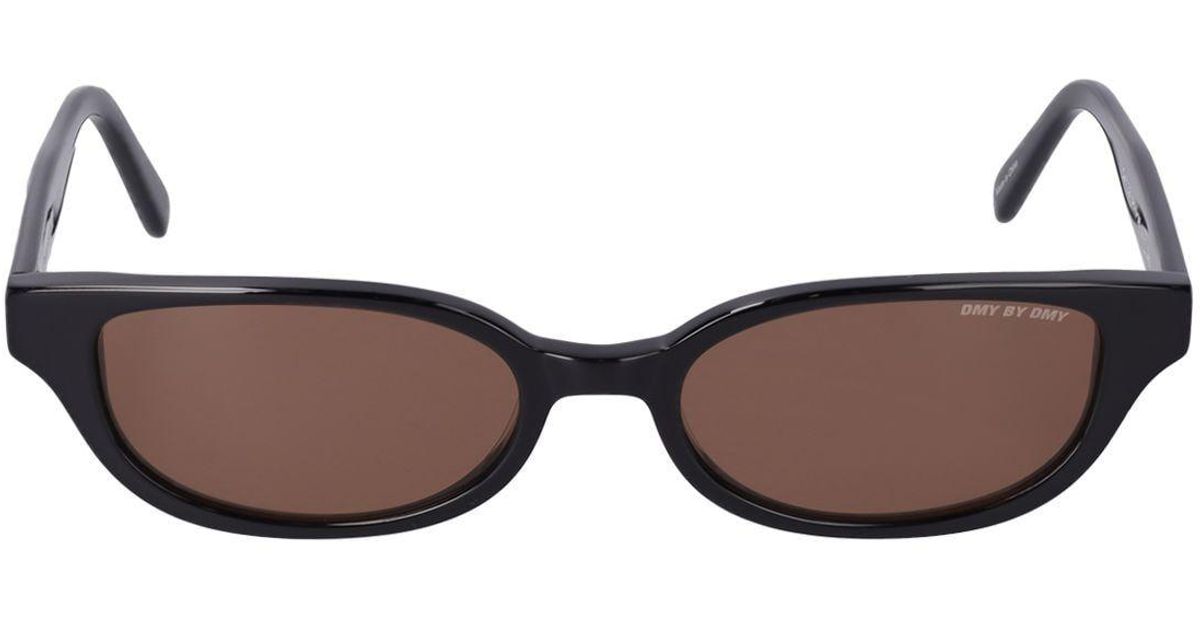 DMY BY DMY Romi Round Acetate Sunglasses in Brown | Lyst