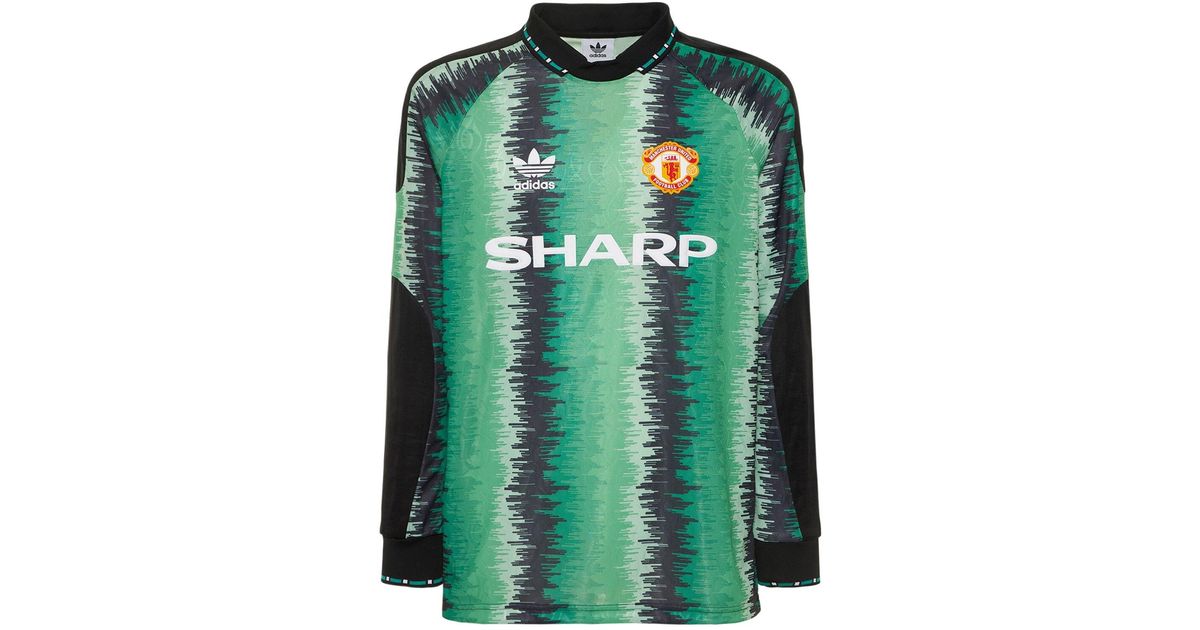 Camiseta Manchester United 90 adidas Originals de hombre de color Verde - 4  % de descuento | Lyst