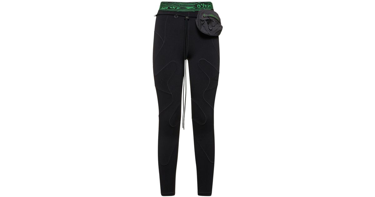 Nike off 2024 white leggings