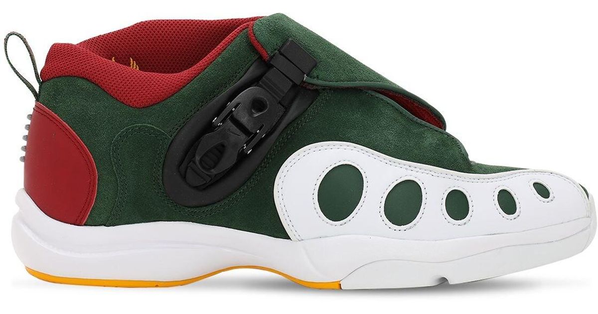 Nike Leather Zoom Gp Gary Payton Sneakers in Green/White